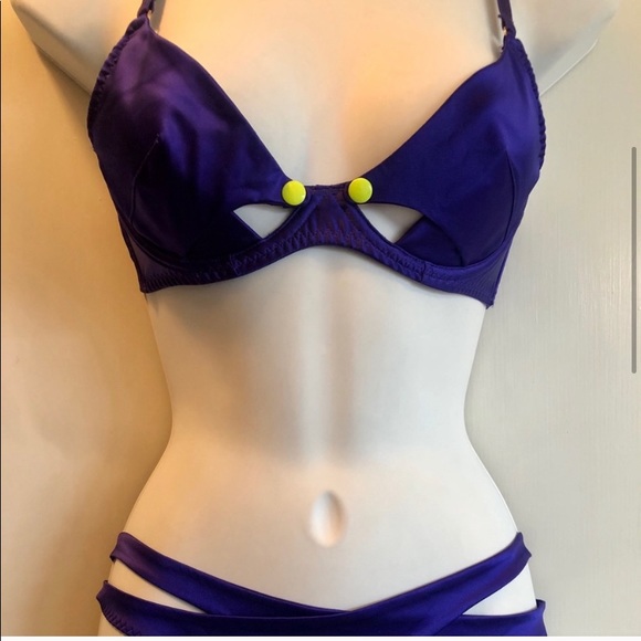 Agent Provocateur rare purple Janet ouvert set - Picture 6 of 11